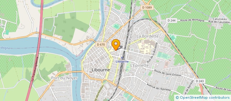 localisation de l'entreprise SERIPROSS  LIBOURNE