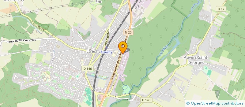 localisation de l'entreprise SERIPUB  ETRECHY