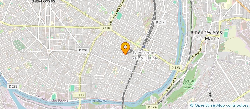 localisation de l'entreprise SERIS à SAINT-MAUR-DES-FOSSES