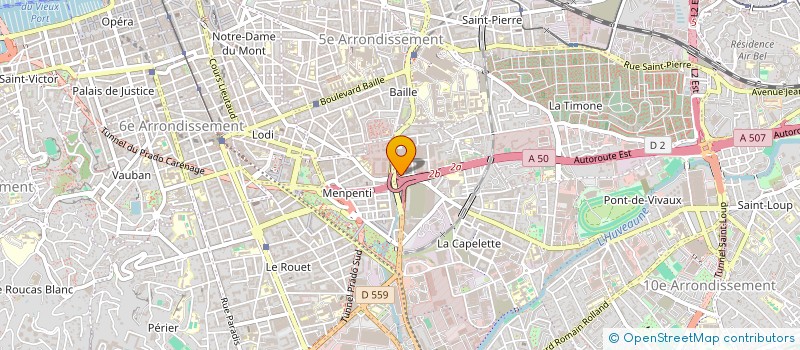 localisation de l'entreprise SERIS CONSEIL à MARSEILLE