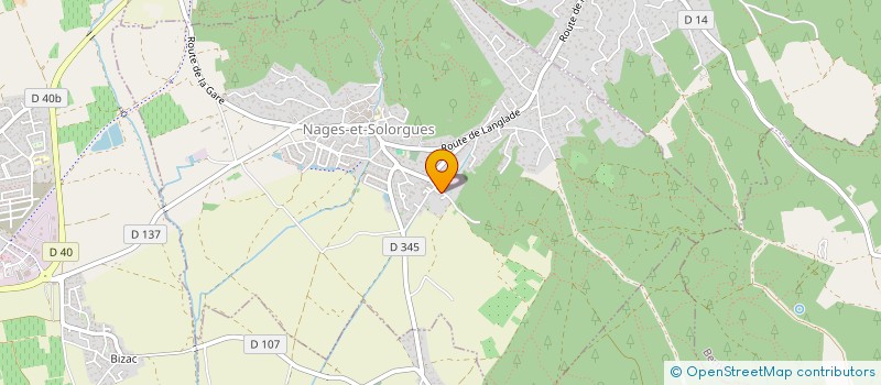 localisation de l'entreprise SERIS ELECTRICITE  NAGES-ET-SOLORGUES