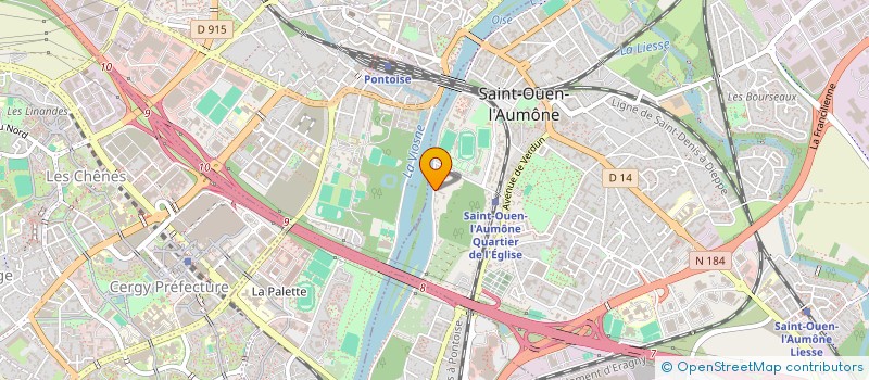 localisation de l'entreprise SERIT  SAINT-OUEN-L'AUMONE