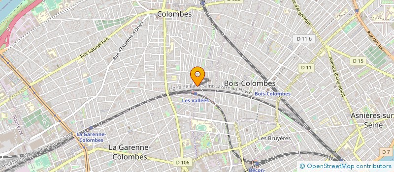 localisation de l'entreprise SERITECNIC A. BUISINE à COLOMBES