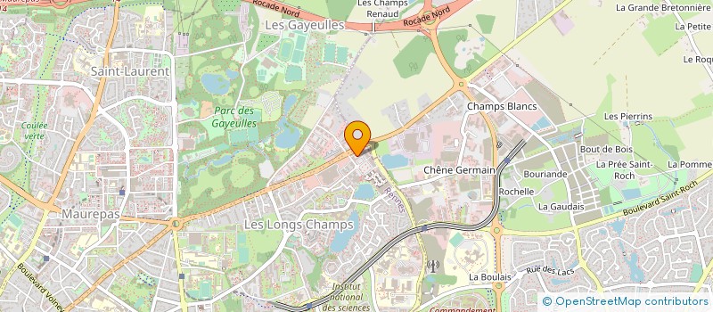 localisation de l'entreprise SERITEL à RENNES