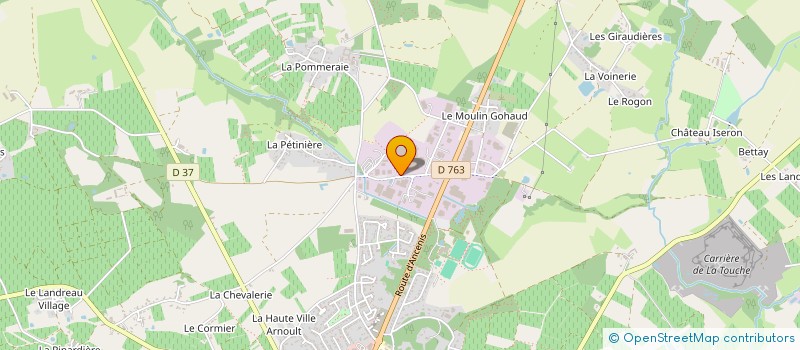 localisation de l'entreprise SERITEX à VALLET