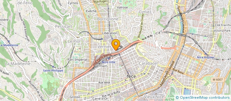 localisation de l'entreprise SERITEX à NICE