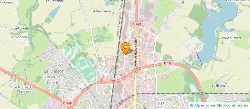 localisation de l'entreprise SERITIP à LA ROCHE-SUR-YON