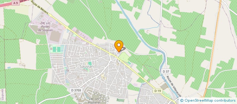 localisation de l'entreprise SERITROTTE 34  SERIGNAN