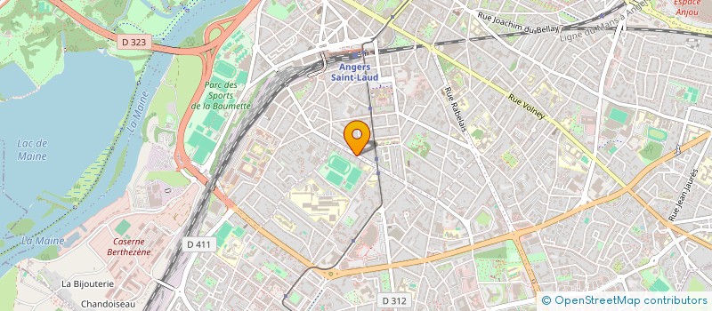 localisation de l'entreprise SERIVAL à ANGERS