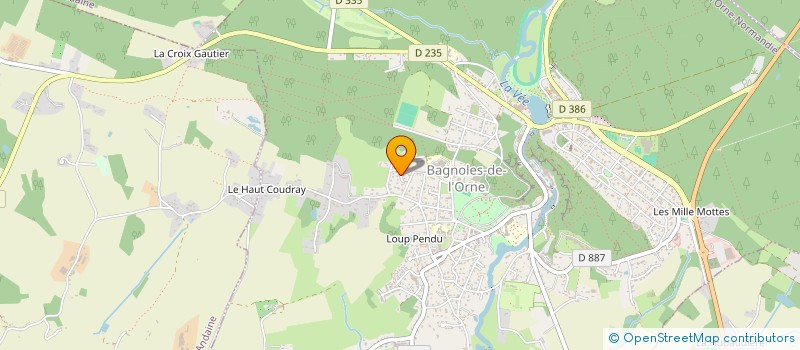 localisation de l'entreprise SERJEAN à BAGNOLES-DE-L'ORNE-NORMANDIE