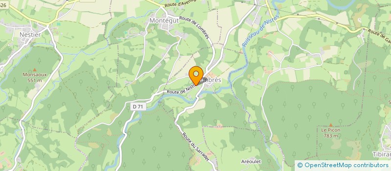 localisation de l'entreprise SERJESYL  LOMBRES