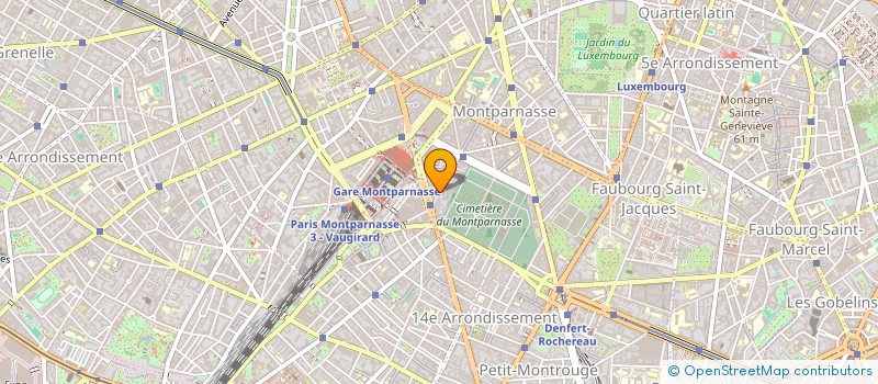 localisation de l'entreprise SERJO  PARIS