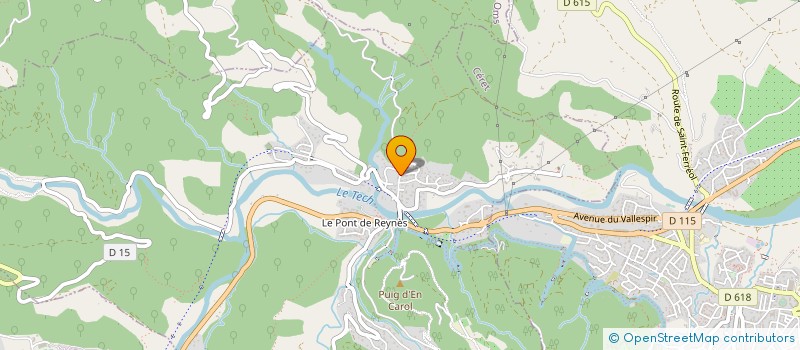 localisation de l'entreprise SERJO  REYNES