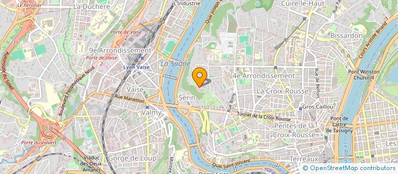 localisation de l'entreprise SERK SARL  LYON 4EME