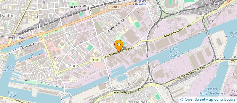 localisation de l'entreprise SERKAN à LE HAVRE