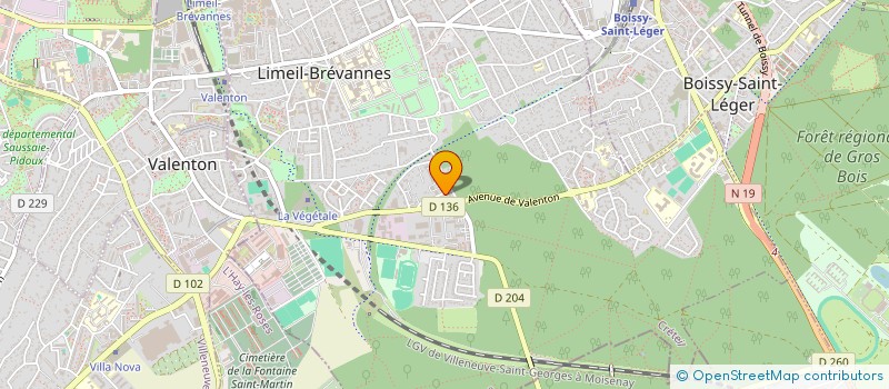 localisation de l'entreprise SERKAN à LIMEIL-BREVANNES