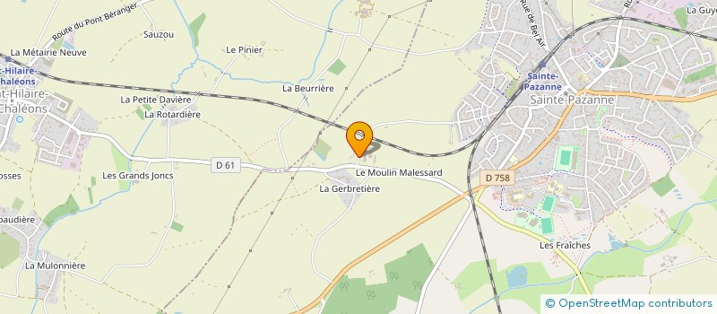localisation de l'entreprise SERKYL à SAINTE-PAZANNE