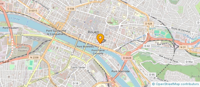 localisation de l'entreprise SERLAC à ROUEN
