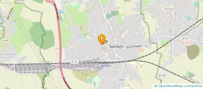localisation de l'entreprise SERLEM à SOMAIN