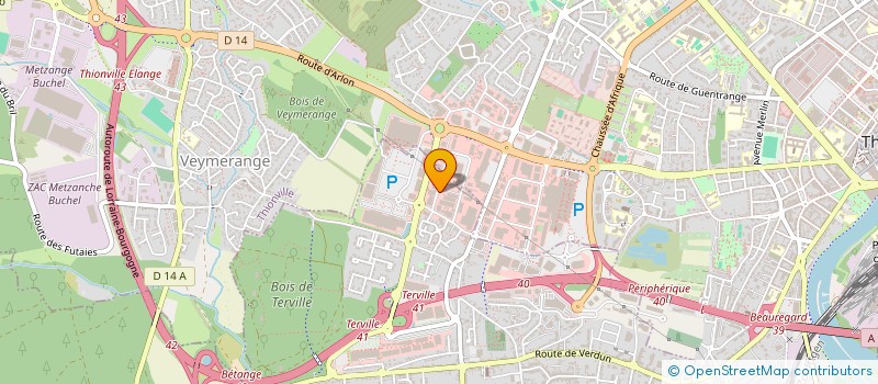 localisation de l'entreprise SERLEX PISCINES  TERVILLE