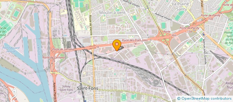 localisation de l'entreprise SERLINK  VENISSIEUX