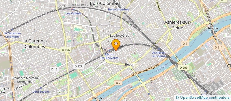 localisation de l'entreprise SERLIO à COURBEVOIE