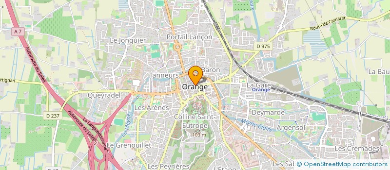 localisation de l'entreprise SERLO  ORANGE