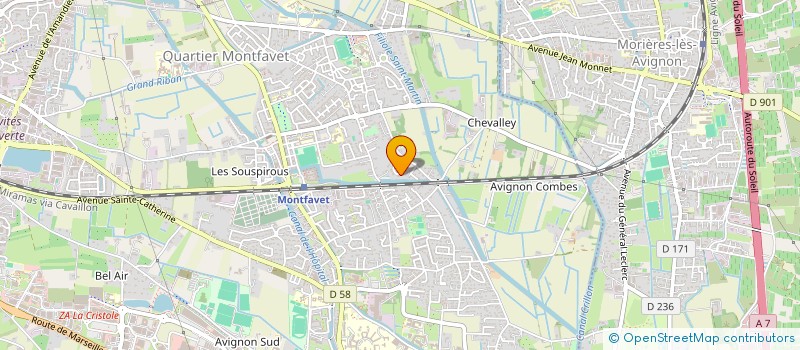 localisation de l'entreprise SERLOI  AVIGNON