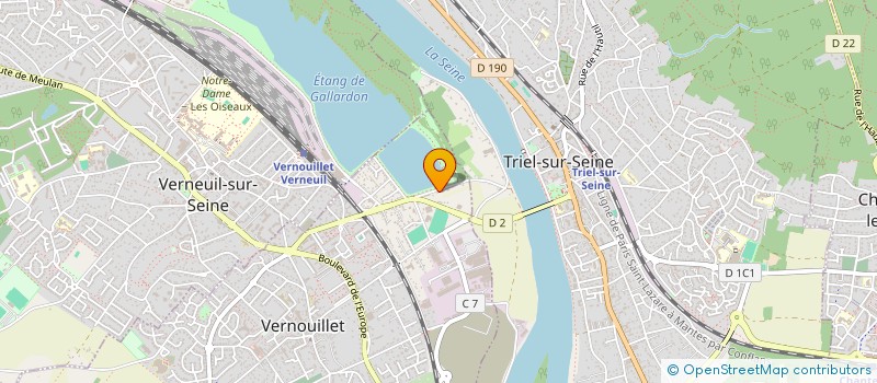 localisation de l'entreprise SERLYANE à VERNOUILLET