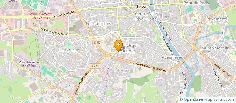 localisation de l'entreprise SERMA à LAVAL
