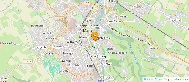 localisation de l'entreprise SERMA  OLORON-SAINTE-MARIE