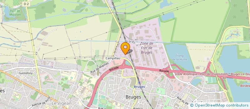 localisation de l'entreprise SERMA BATIMENT à BRUGES