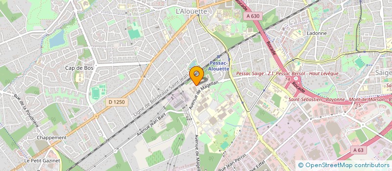 localisation de l'entreprise SERMA ENERGY à PESSAC