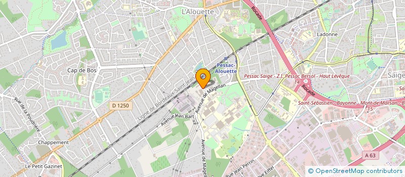 localisation de l'entreprise SERMA GROUP à PESSAC