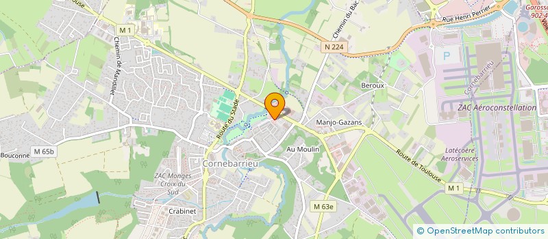 localisation de l'entreprise SERMA INGENIERIE à CORNEBARRIEU
