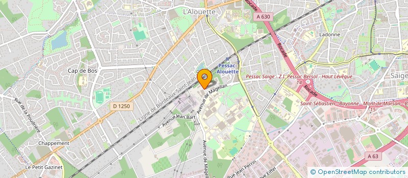 localisation de l'entreprise SERMA TECHNOLOGIES à PESSAC