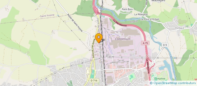 localisation de l'entreprise SERMABAT à LE BROC