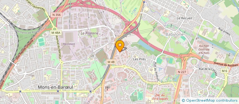 localisation de l'entreprise SERMACLEAN SA à VILLENEUVE-D'ASCQ