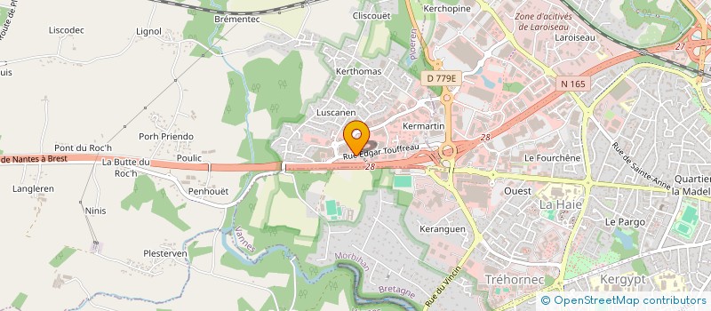 localisation de l'entreprise SERMAF à PLOEREN