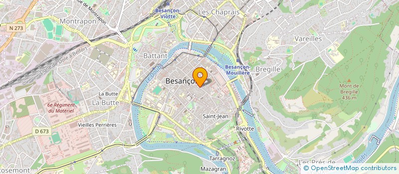 localisation de l'entreprise SERMATH C.L. SPORT à BESANCON