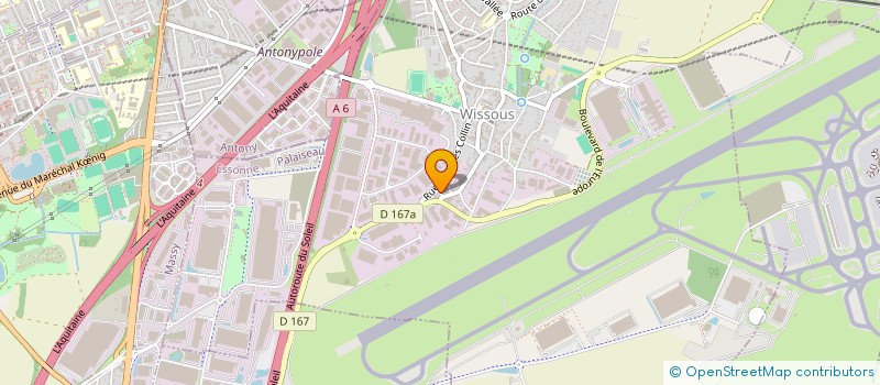 localisation de l'entreprise SERMECA à WISSOUS