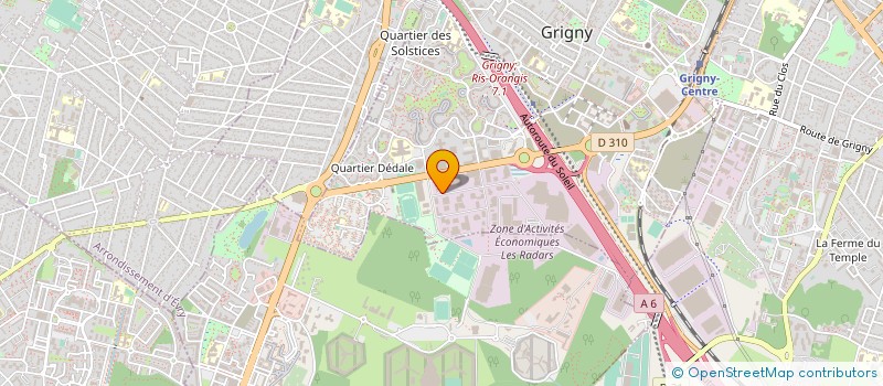 localisation de l'entreprise SERMEES à GRIGNY