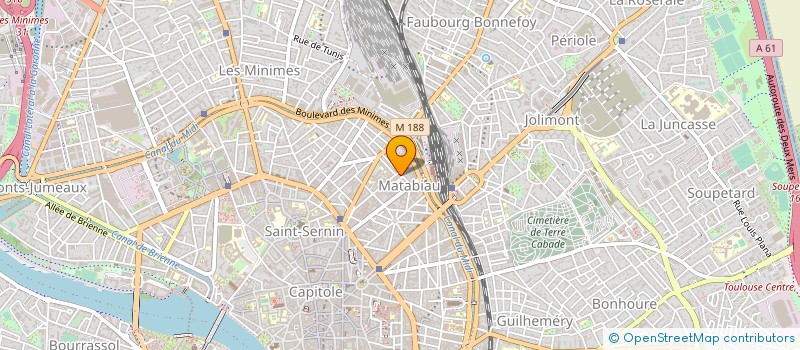 localisation de l'entreprise SERMEL FILMS à TOULOUSE