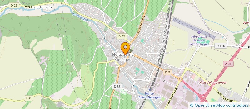localisation de l'entreprise SERMET PERE ET FILS à NUITS-SAINT-GEORGES