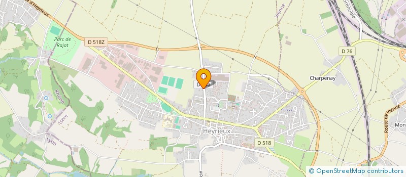 localisation de l'entreprise SERMET ROBERT ET LOUISE  HEYRIEUX