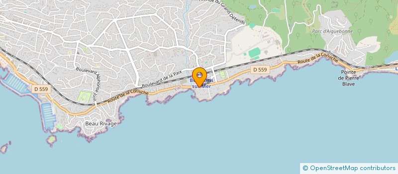 localisation de l'entreprise SERMI  SAINT-RAPHAEL