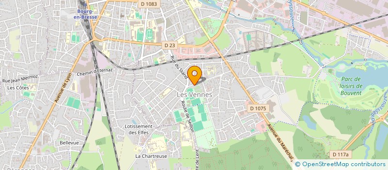 localisation de l'entreprise SERMI à BOURG-EN-BRESSE
