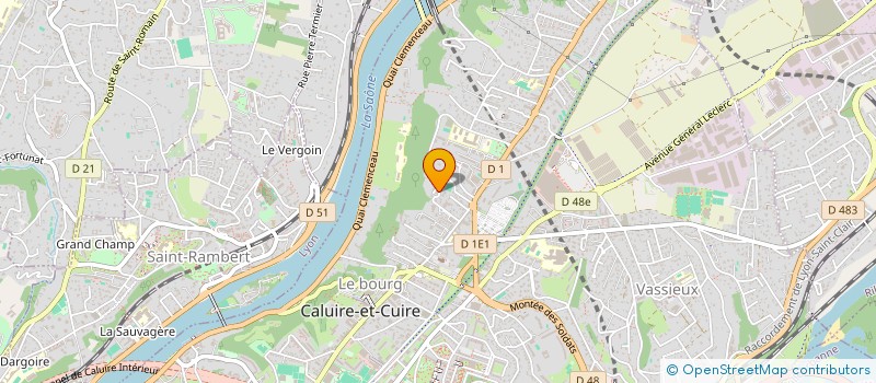 localisation de l'entreprise SERMI  CALUIRE-ET-CUIRE