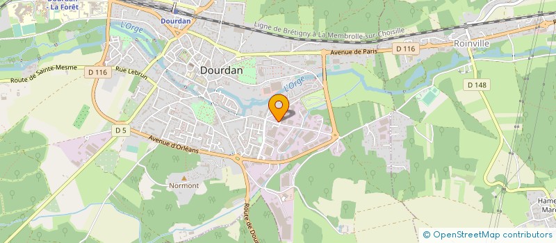 localisation de l'entreprise SERMIA à DOURDAN