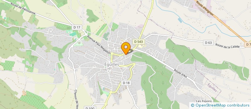 localisation de l'entreprise SERMIC IMMOBILIER  EGUILLES